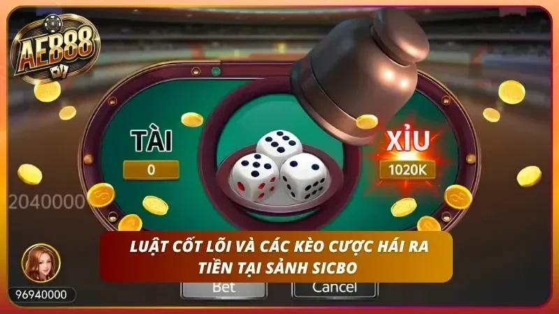 Bảng cược Sicbo với nhiều lựa chọn đặt cược hấp dẫn