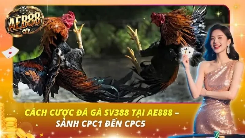 Cách Cược Đá Gà SV388 Tại AE888 – Sảnh CPC1 Đến CPC5